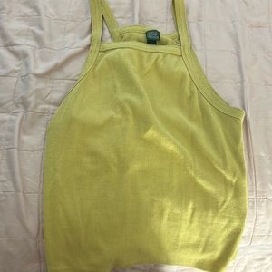 Yellow baby tank top